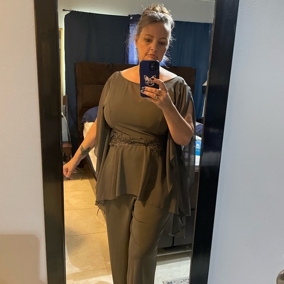 Dress jumpsuit . XL / 95%polyester/5%spandex - Picture 13 of 13